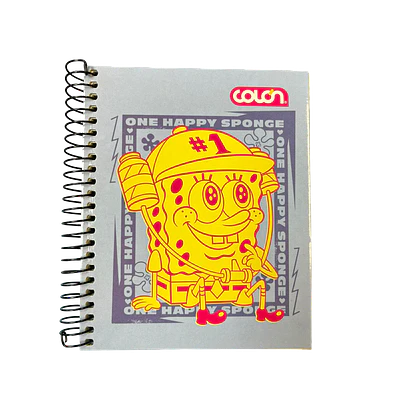 CUADERNO ESPECIAL MINI 90 HOJAS 5MM BOB ESPONJA