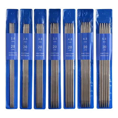 PALILLOS DOBLE PUNTA ACERO INOXIDABLE - DIDERENTES MEDIDAS - BLUE MIX