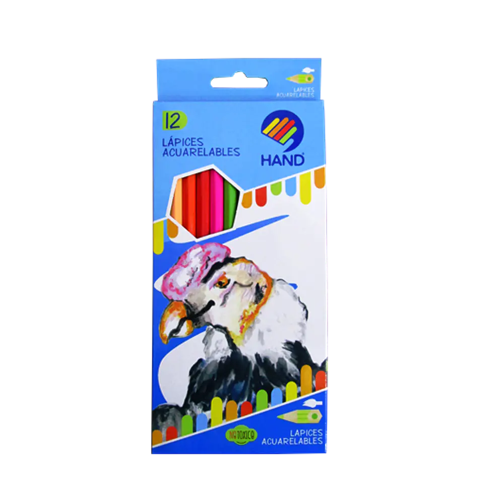 LAPICES 12 COLORES ACUARELABLES