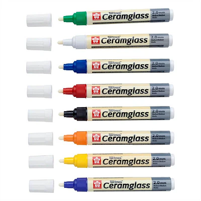 MARCADOR CERAMICA Y VIDRIO SAKURA 2MM