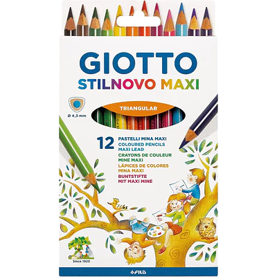 LAPICES 12 COLORES STILNOVO MAXI TRI