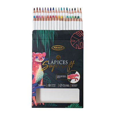 LAPICES 36 COLORES SUPER SOFT