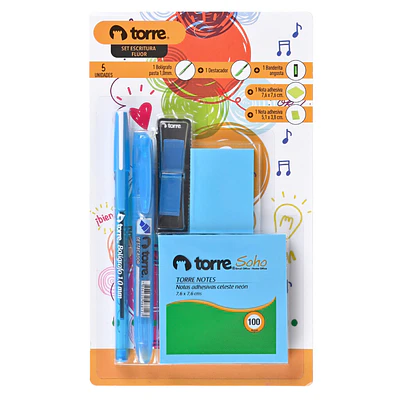 PACK ESCRITURA FLÚOR TORRE