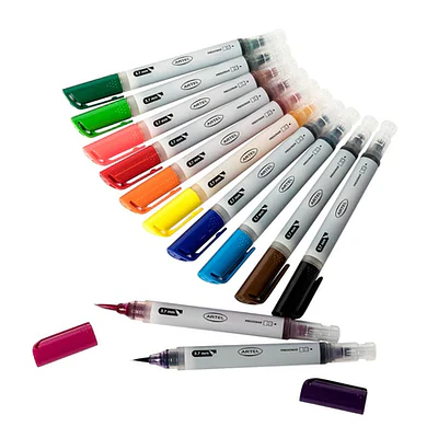 MARCADORES BRUSH CLICK 12 COLORES