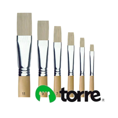 PINCEL PLANO TORRE - DIFERENTES GROSORES