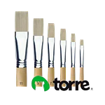 PINCEL PLANO TORRE - DIFERENTES GROSORES