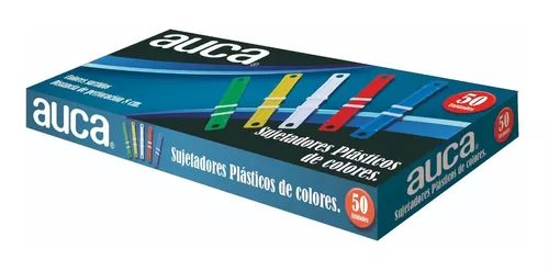 Accoclip Plastico Caja 50 Unidades Colores Surtidos Fultons