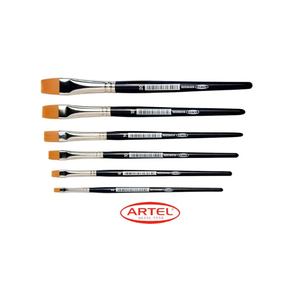 PINCEL SINTETICO PLANO ARTEL SERIE 816 - DIFERENTES GROSORES