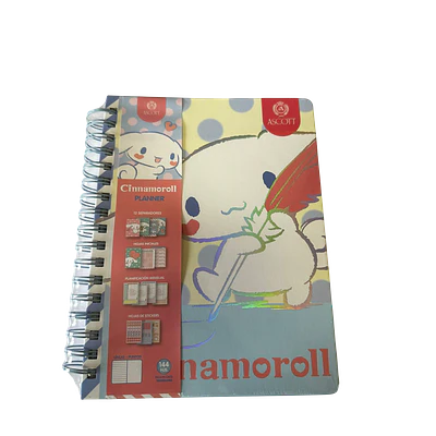 PLANNER CON ESPIRAL CINNAMORROLL 17X23CMS