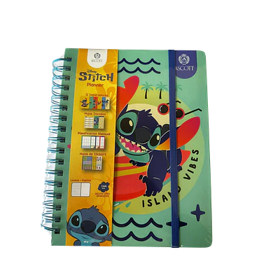 PLANNER CON ESPIRAL STITCH 17X23CMS