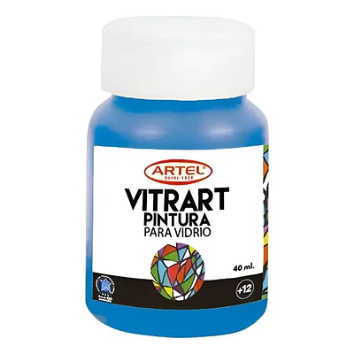 PINTURA VITRART 40ML. AZUL #44