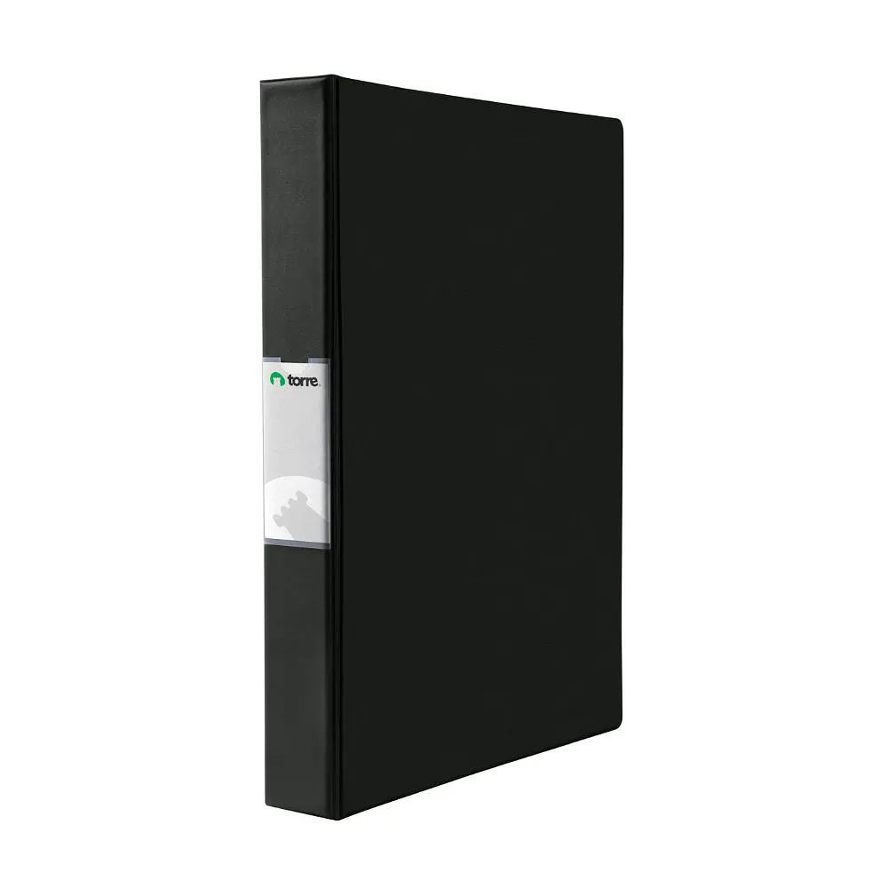 ARCHIVADOR CARTA VINILO 2 AROS NEGRO