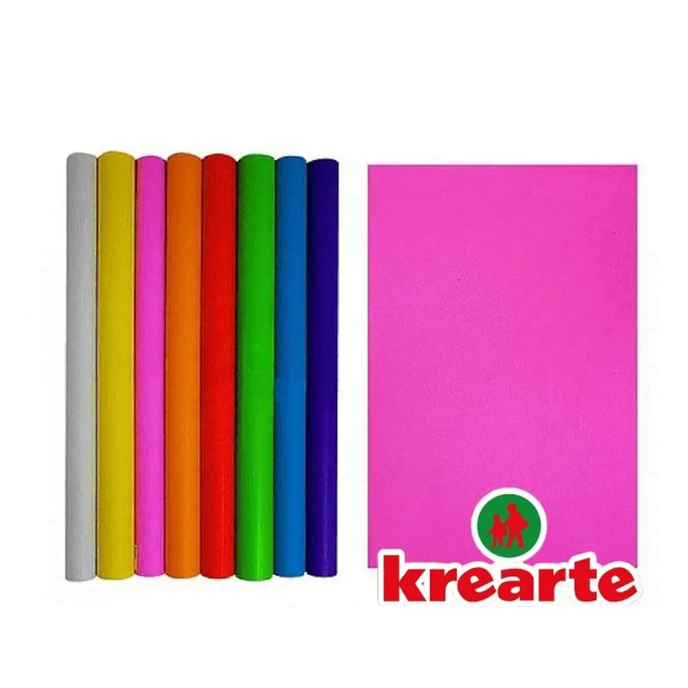 GOMA EVA PLIEGO DIFERENTES COLORES KREARTE