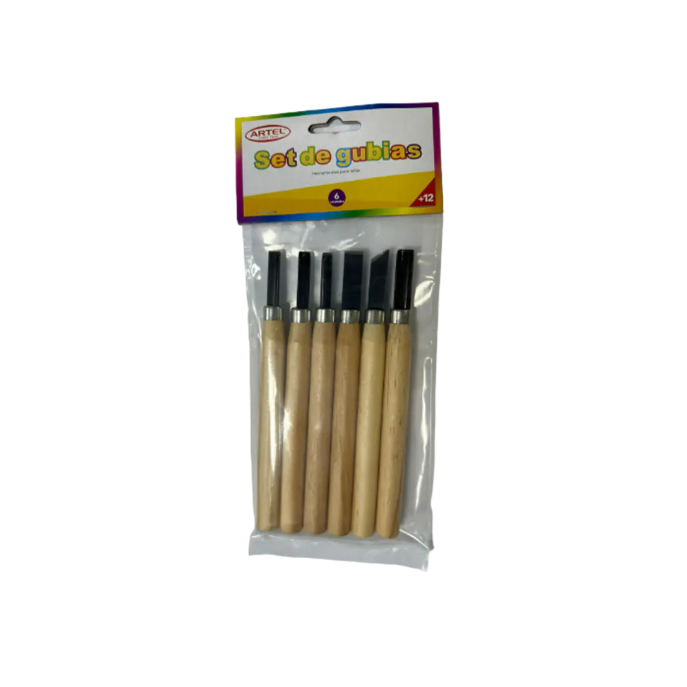 GUBIAS X 6 UNIDADES