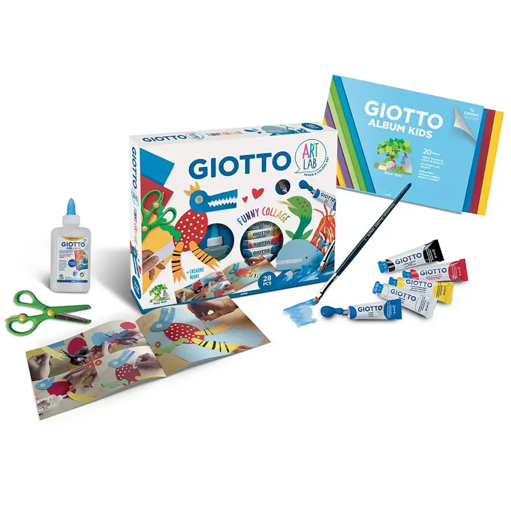 SET GIOTTO ART LAB COLLAGE