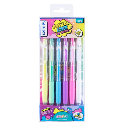 SET LAPIZ GEL POPLOL 0,7 - COLORES PASTEL