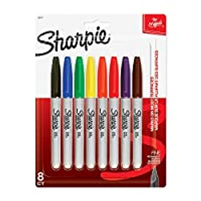 SET MARCADORES FINOS SHARPIE  TRADICIONALES