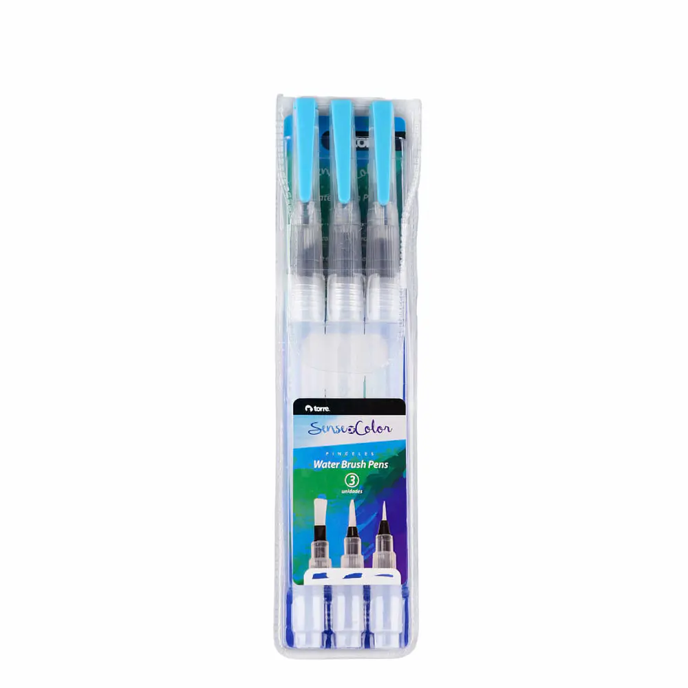  PINCELES ACUARELABLES 3UNIDADES