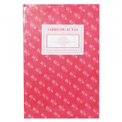 LIBRO ACTAS REM MATEMÁTICAS 7MM - DIFERENTES GROSORES