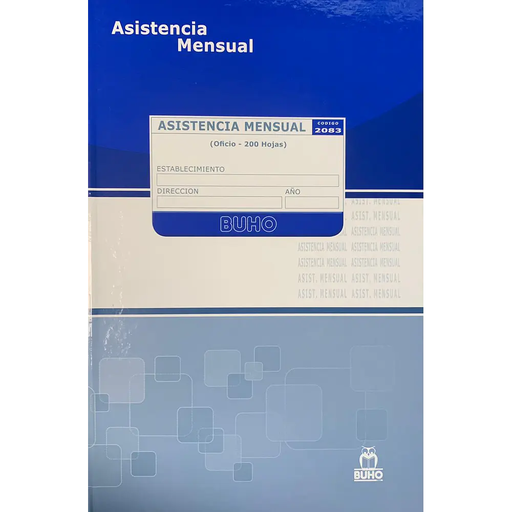 LIBRO ASISTENCIA ASISTENTES EDUCACION 200 HOJAS