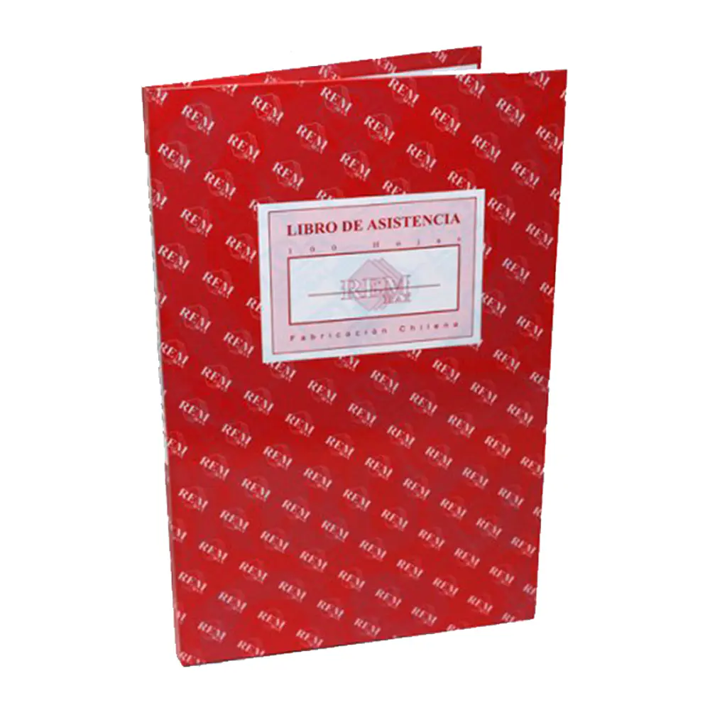 LIBRO ASISTENCIA REM - DIFERENTE CANTIDAD DE HOJAS