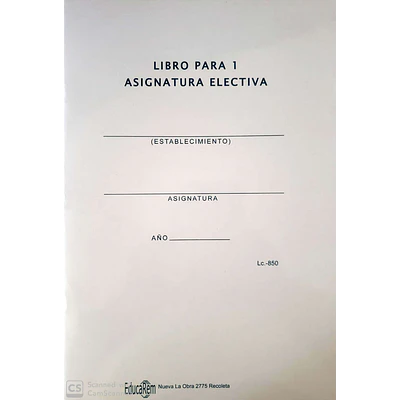 LIBRO CLASES 1 ASIGNATURA ELECTIVA. EDUCAREM