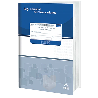 LIBRO CLASES REGISTRO OBSERVACIONES DEL ALUMNO