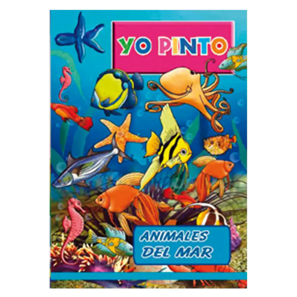LIBRO YO PINTO LOS ANIMALES DEL MAR