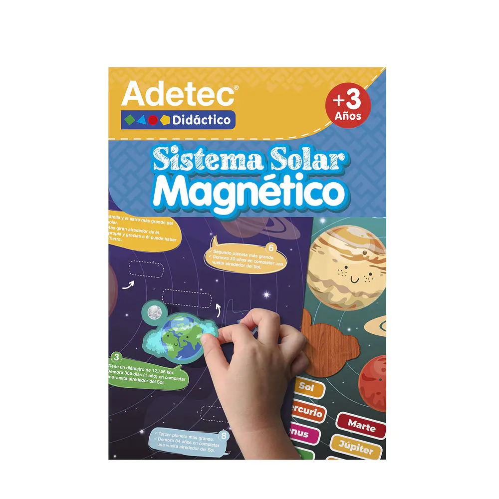 LÁMINA MAGNÉTICA SISTEMA SOLAR