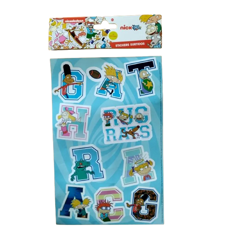 STICKERS SURTIDOS NICK 90´S 