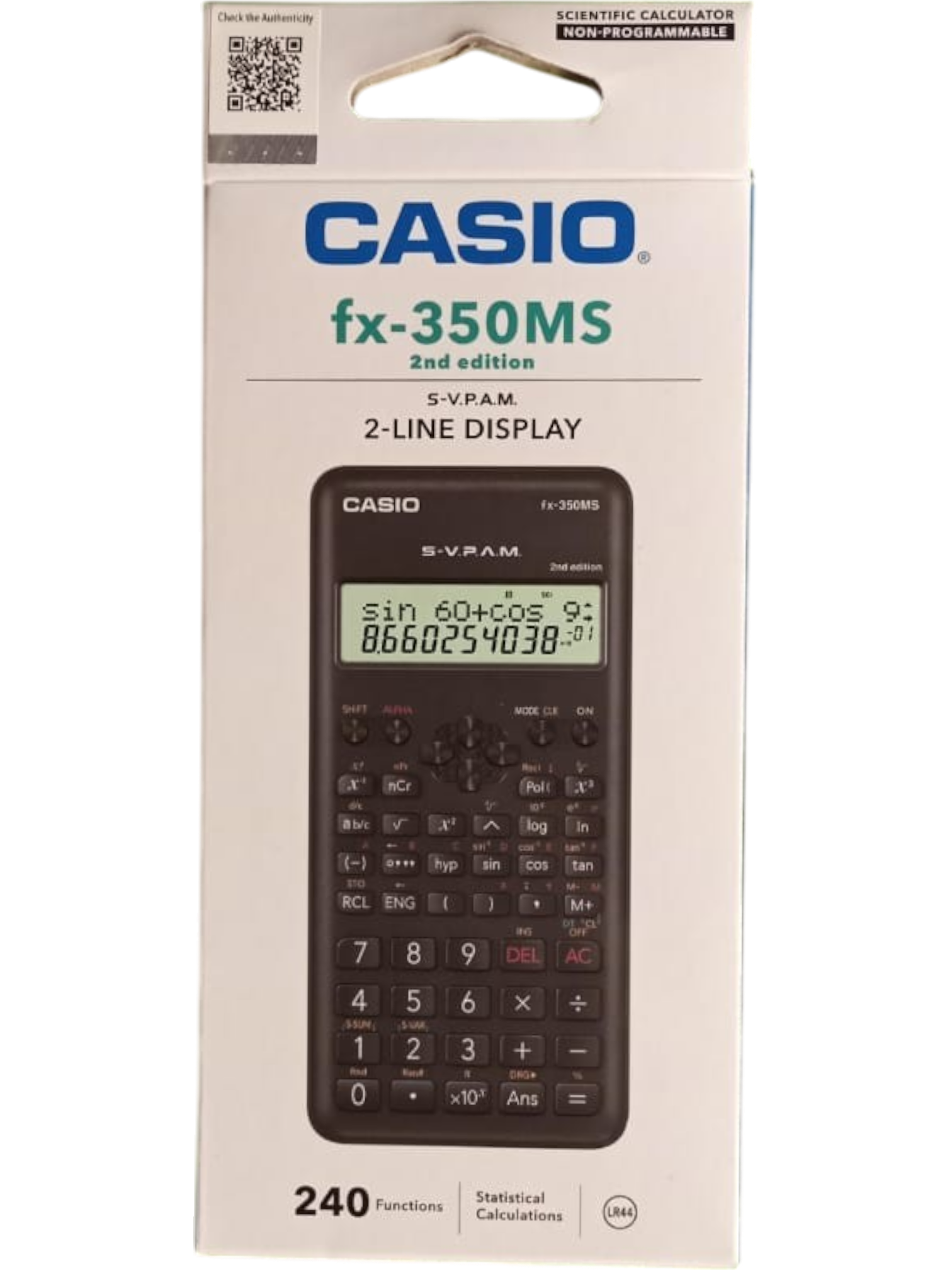 CALCULADORA CIENTIFICA FX-350MS 240 FUNCIONES CASIO