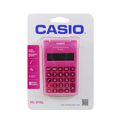 CALCULADORA CASIO HL-815L PINK