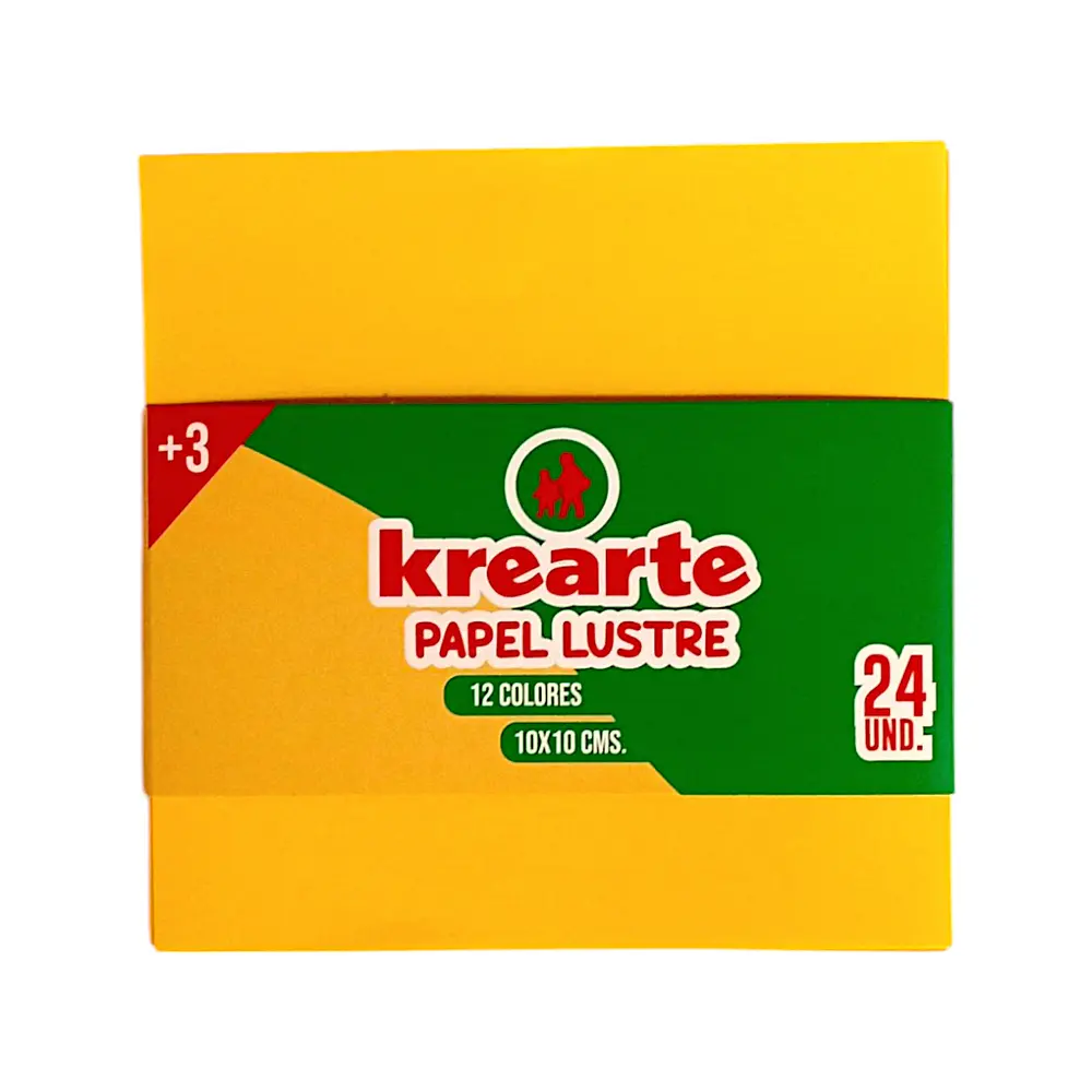 FAJO PAPEL LUSTRE 24HJS 12 COLORES 10X10
