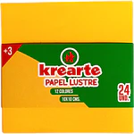 FAJO PAPEL LUSTRE 24HJS 12 COLORES 10X10
