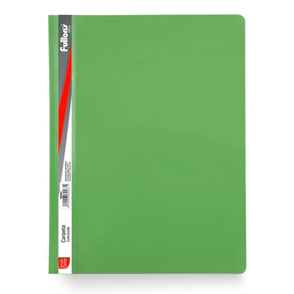 CARPETA CARTA CON TAPA TRANSPARENTE DIFERENTES COLORES