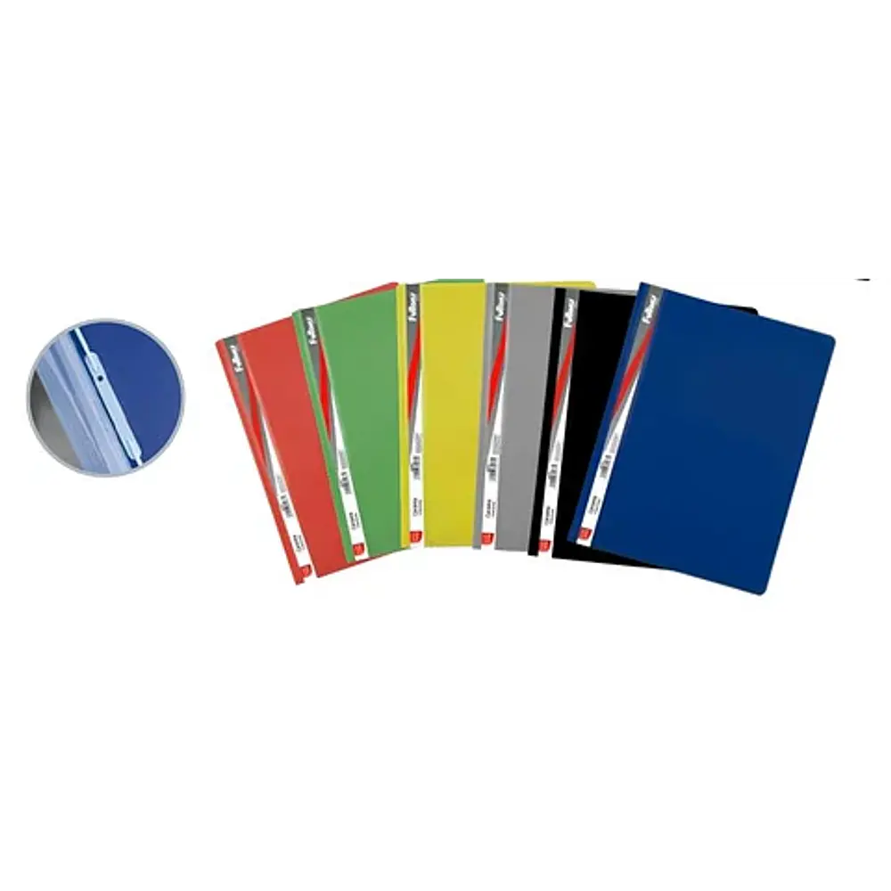 CARPETA CON ACCOCLIP BOLSILLO OFICIO - DIFERENTES COLORES