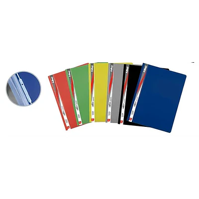 CARPETA CON ACCOCLIP BOLSILLO OFICIO - DIFERENTES COLORES