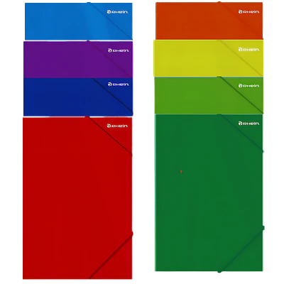 CARPETA CON ELASTICO - DIFERENTES COLORES