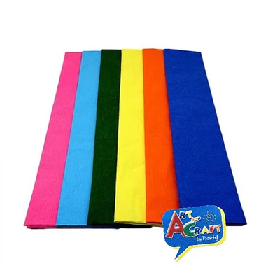 PAPEL CREPE - DIFERENTES COLORES.