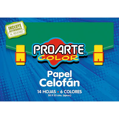 CARPETA ESCOLAR PAPEL CELOFÁN - PROARTE