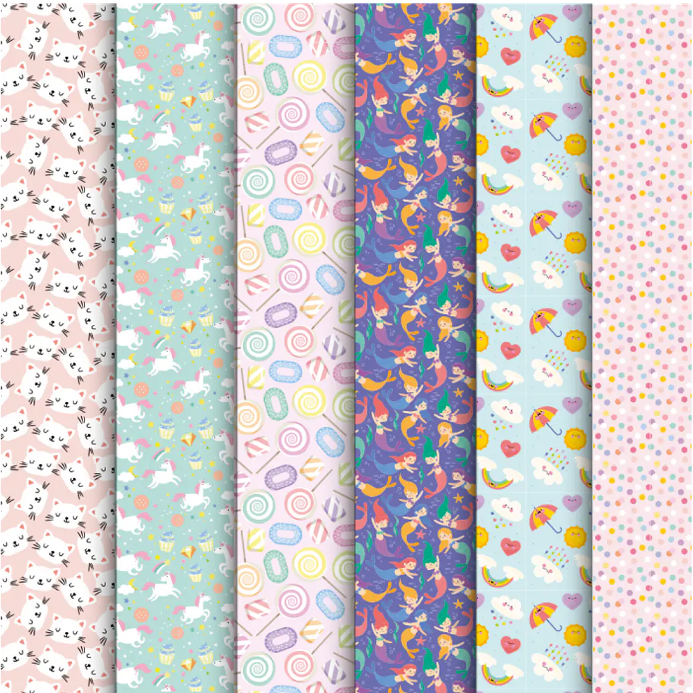 PAPEL DE REGALO NIÑAS 