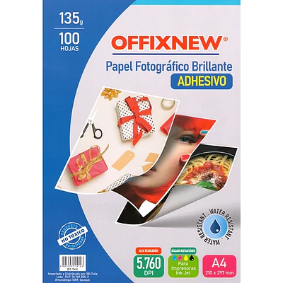 PAPEL FOTOGRAFICO ADHESIVO 