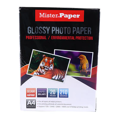 PAPEL FOTOGRAFICO ADHESIVO A4 210 GRAMOS