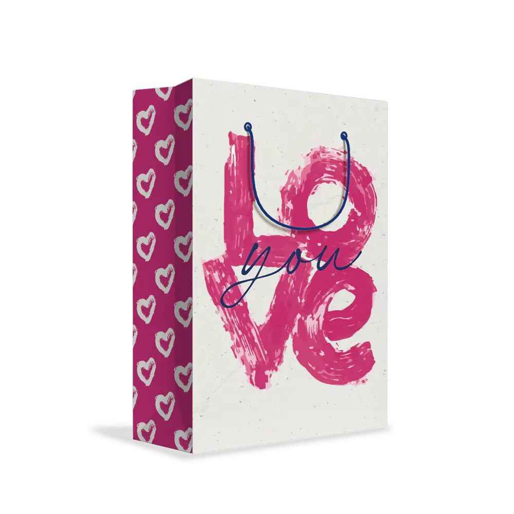 BOLSA DE REGALO AMOR 33X46X10CM 