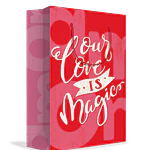 BOLSA DE REGALO AMOR 26X33X13CM 