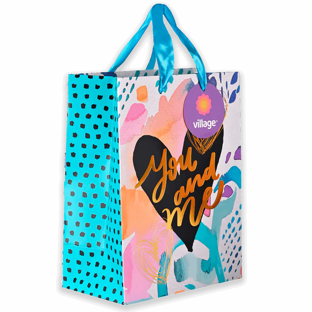 BOLSA DE REGALO AMOR 18X23X10CM 