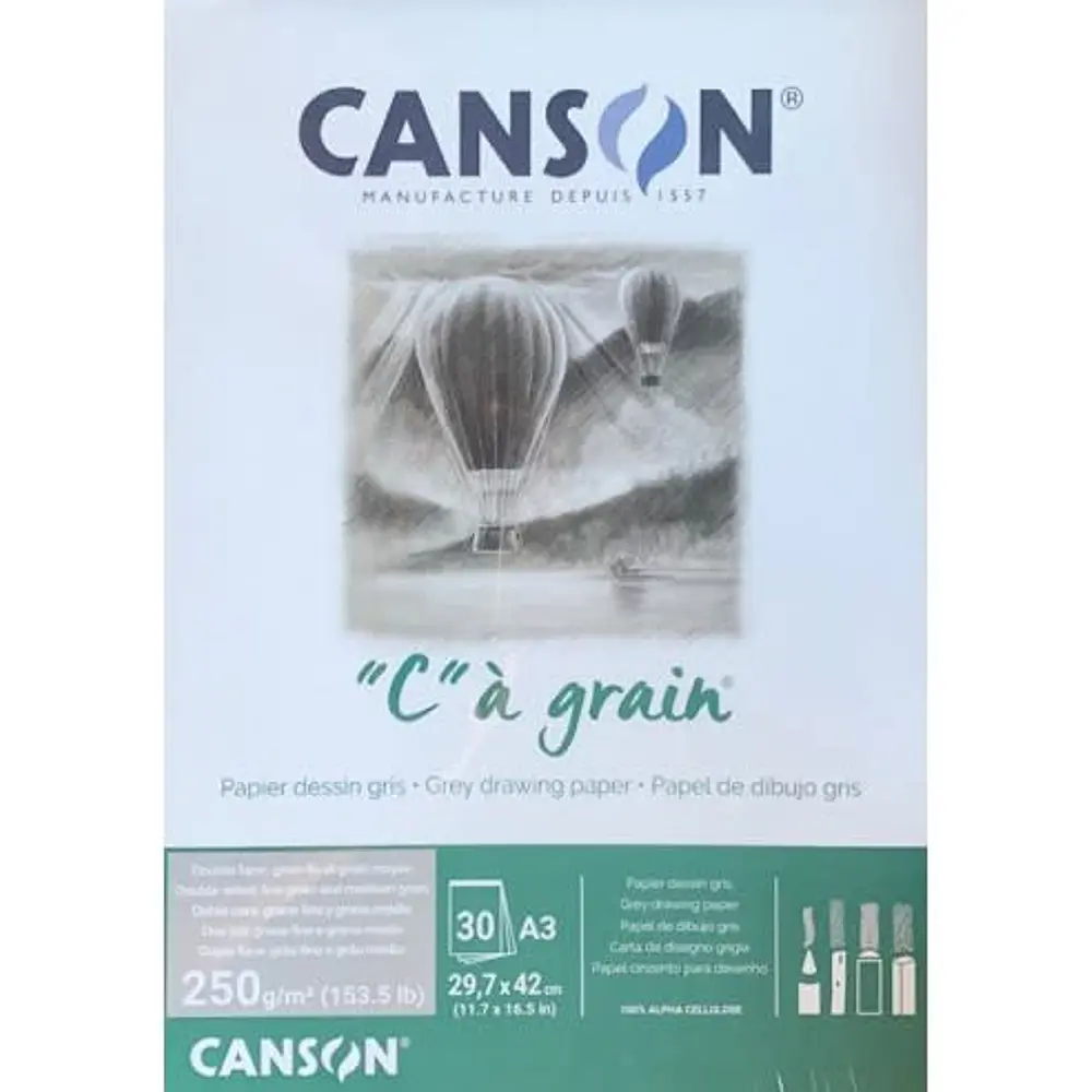 CROQUERA "C" AGRAIN 297X437MM 30HJS 125GRS.