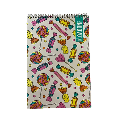 CROQUERA OFICIO DOBLE ESPIRAL TEENS 80 HJS.