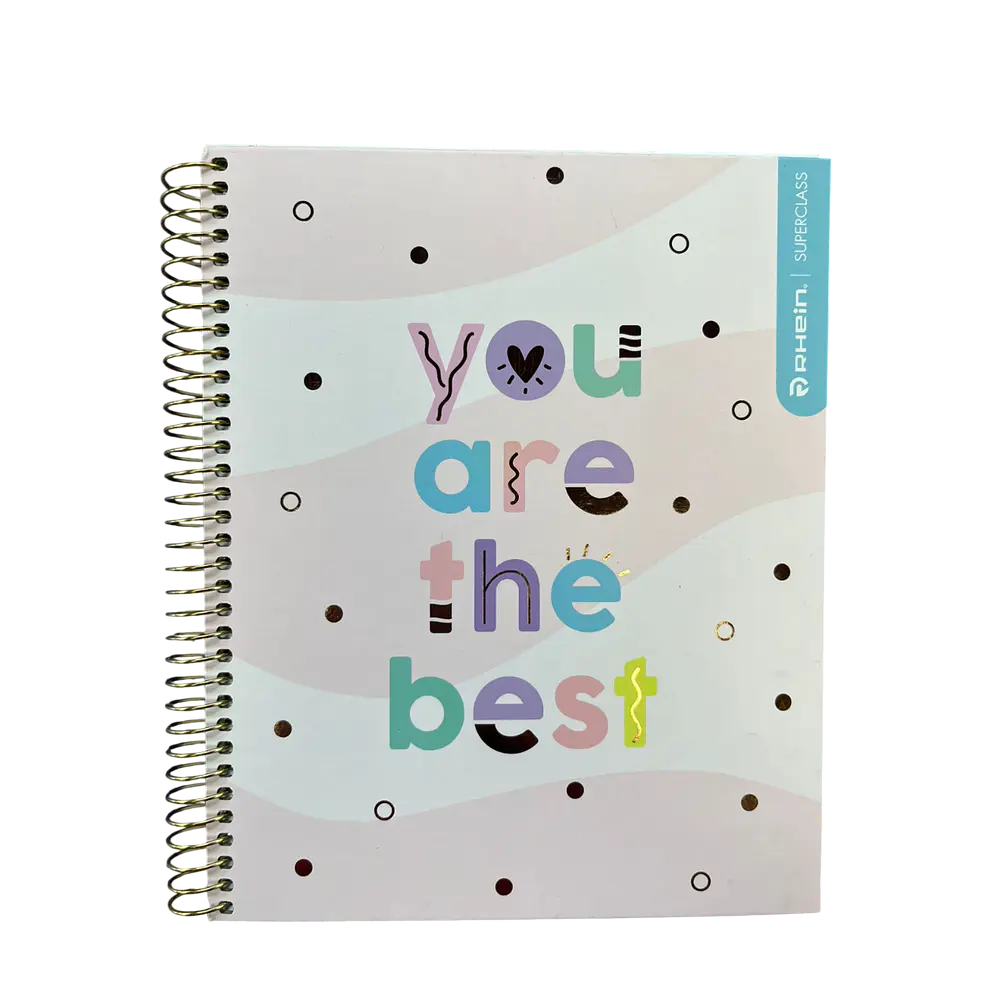 CUADERNO BOOK 120 HOJAS MAT 5MM PASTEL