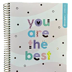 CUADERNO BOOK 120 HOJAS MAT 5MM PASTEL